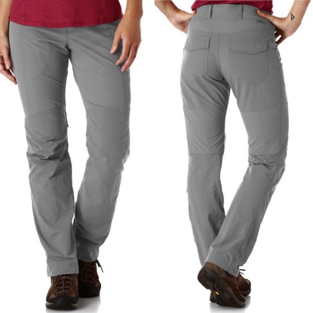 Rei screeline hybrid Grey ladies hiking walking pants 4 Pet